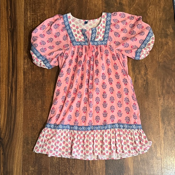 Old Navy Pink and Blue Floral Top - Picture 3 of 3